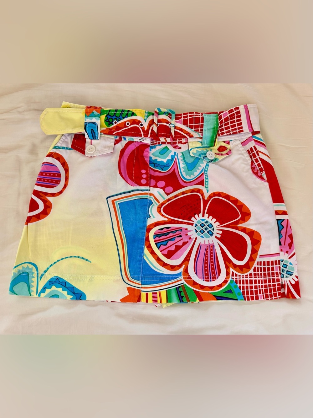 Bamboo Traders Floral Skort, size 12